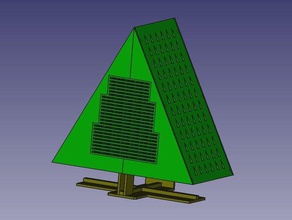 Miniatur-Weihnachtsbaum Schneemann Adventskalender 3d print model - Mito3D