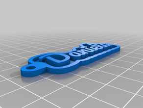 llaveros daniela personalizado 3d print model - Mito3D