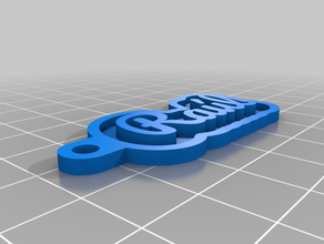 llaveros raúl personalizado 3d print model - Mito3D