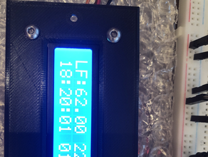 rahmen f r I 2 C ekran lcd1602 arduino uno geh zum einbau kullanın zweizeiliges 3d print model - Mito3D