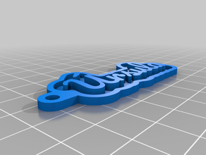 llaveros ursula personalizado 3d print model - Mito3D