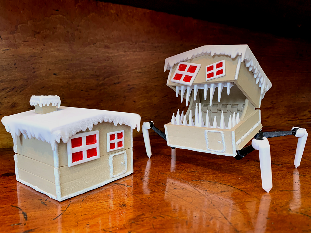 casa de pão gengibre imitar 3D print model - Mito3D