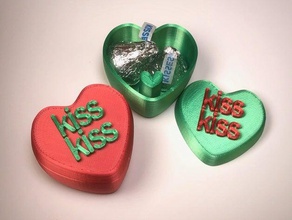 kissmas christmas decoration decorations kiss love xmas 3d print model - Mito3D