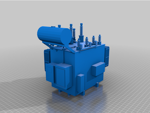 23kv power transformer 3d print model - Mito3D