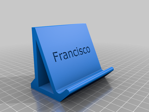 cell phone support francisco 3d print model - Mito3D