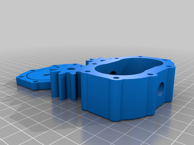gear pump 3D print model - Mito3D