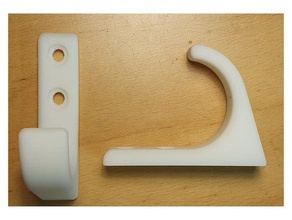 wall hook clothes hanger household towel 3d print model - Mito3D