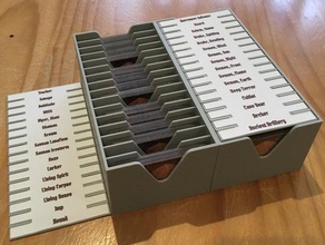 gloomhaven mostro capacità mazzi di carte titolare ponte archiviazione 3d print model - Mito3D