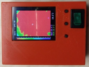 mlx90640 imageur thermique - imagerie boîtier cas 3d print model - Mito3D