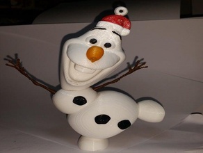 la navidad de olaf adorno disney congelado muñeco nieve 3d print model - Mito3D