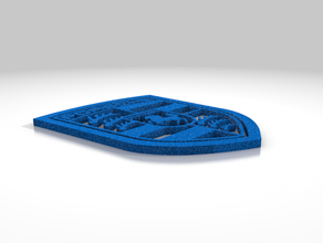 porsche logotipo del proyecto de auto ruedas 3d print model - Mito3D