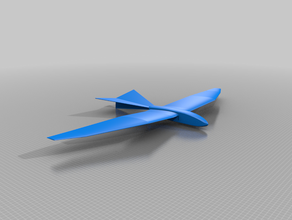 quetzal rc planeador avión los planeadores pitcheron volando pendiente en alza 3d print model - Mito3D