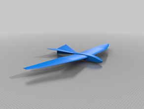 guatemalan rc planador de avião os planadores pitcheron vôo slope soaring 3d print model - Mito3D