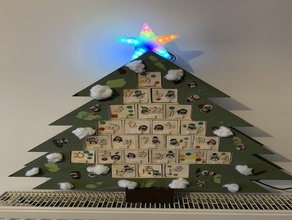christmas star 3d print model - Mito3D
