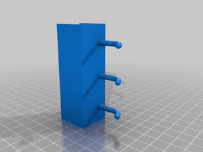 table edge 3 hook 3d print model - Mito3D