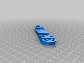 keirra keychain customized 3d print model - Mito3D
