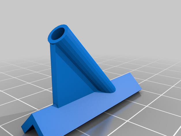 ft simple cub Fahrwerk Federbein unterstützen flitetest einfache 3D print model - Mito3D