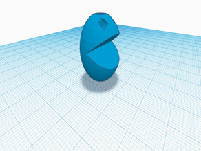 vaso pacman feito no tinkercad 3d print model - Mito3D