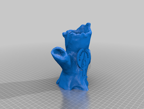 teamtrees trunk planter 3d print model - Mito3D