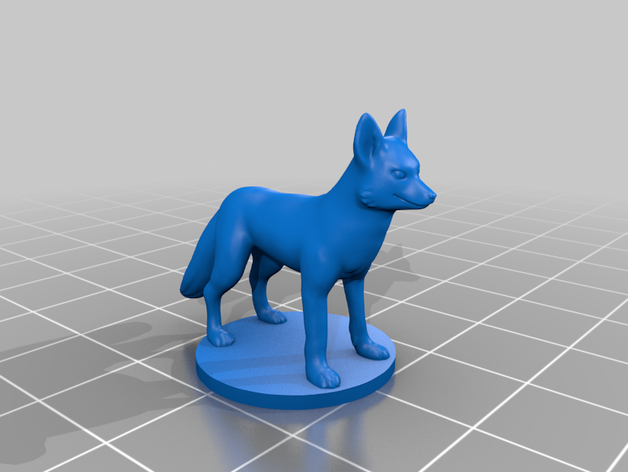 fox 3D print model - Mito3D