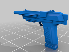 pistol gun hand gun pistol 3d print model - Mito3D
