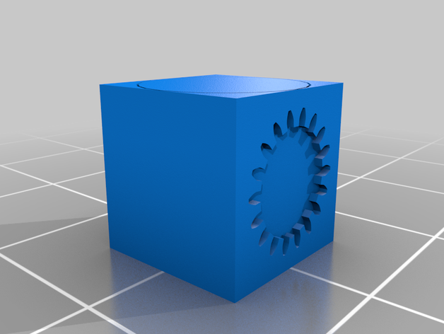 micro cubo de prueba 10mm 3D print model - Mito3D