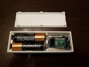 arduino pro mini enclosure battery case sensor 3d print model - Mito3D