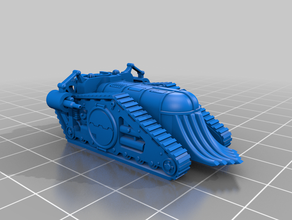 escala épica karacnos asalto tanque 30k 40k herejía de horus mechanicum warhammer 3d print model - Mito3D