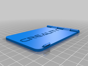 lcd cover inset creality logo 3d print model - Mito3D