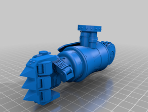 blockjacker arm-Konvertierung warmachine 3d print model - Mito3D