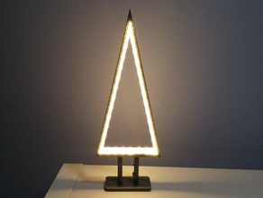 lichterbaum - lighttree 230mm baum natal diodo emissor de luz weihnachten weihnachtsbaum árvore 3d print model - Mito3D