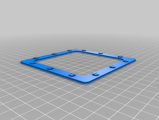 intake bottom customized 3D print model - Mito3D