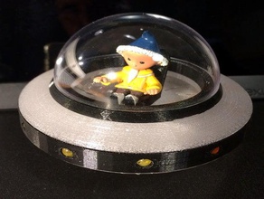 sandmann di un veicolo spaziale disco volante gdr sandm&auml nnchen ufo 3d print model - Mito3D