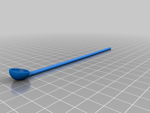 spoon 04 customized 3d print model - Mito3D