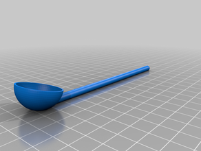 spoon 5 customized 3d print model - Mito3D