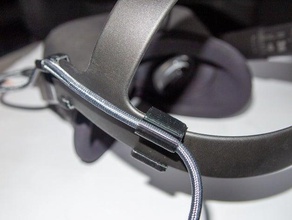 oculus cable clip link quest rift usb vr headset 3d print model - Mito3D