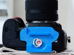 manfrotto 200pl non-slip plate d7100 d7200 camera mount nikon tripod screw 3d print model - Mito3D