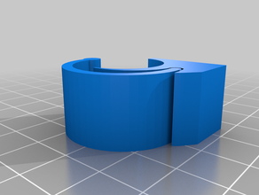 rod clasp customized 3d print model - Mito3D