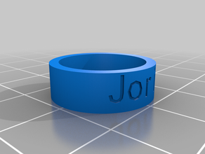 my customized ring - inside out 3d print model - Mito3D