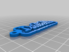 llavero ısabella özelleştirilmiş 3d print model - Mito3D
