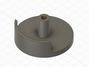 filament redirection roll top indeed w bearing 3d print model - Mito3D