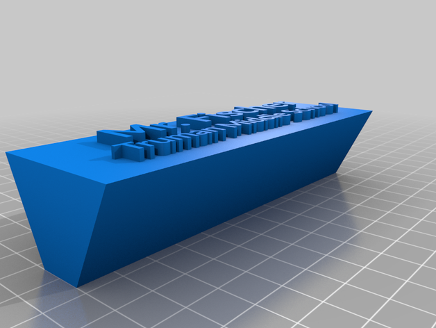fischer - Typenschild kundengebundene 3D print model - Mito3D