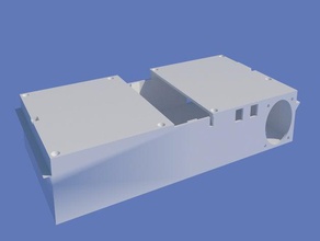 ender 3 back electronics box creality enclosure ender3 3d print model - Mito3D