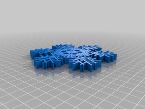 taylor's snowflake customized 3d print model - Mito3D