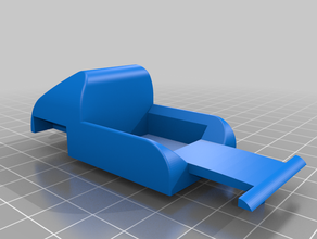 sq11 orange track-Auto-Körper benutzerdefinierte hotwheels gopro-hot wheels gopro hot mod 3d print model - Mito3D