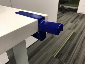 escursioni bordo della cuffia gancio scrivania cuffie titolare 3d print model - Mito3D