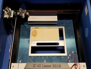 5 fan smoke assist k40 laser 3d print model - Mito3D