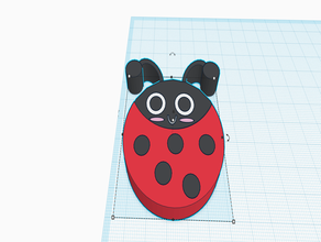 ladybug 3d print model - Mito3D