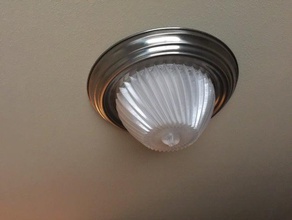 220mm ceiling light diffuser booblight lamp mount lampshade lightshade 3d print model - Mito3D