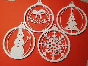 christmas ornaments 3d print model - Mito3D